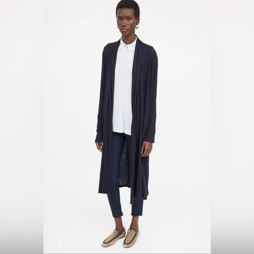 all:row Long - Long Sleeve Cardigan - Moka Brown